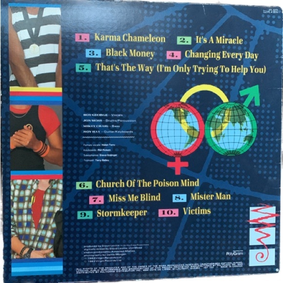 Culture Club - Colour By Number Original 1983 Vinyl - Picture 2 of 2